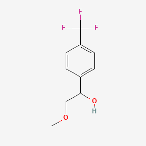 molecular formula C10H11F3O2 B1600516 2-Methoxy-1-(4-(trifluoromethyl)phenyl)ethanol CAS No. 306298-23-7