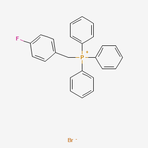 molecular formula C25H21BrFP B1600524 (4-Fluorobenzyl)triphenylphosphonium bromide CAS No. 51044-11-2