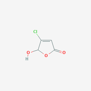 molecular formula C4H3ClO3 B1600536 4-Chloro-5-hydroxyfuran-2(5H)-one CAS No. 40636-99-5