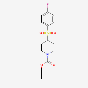 tert-Butyl 4-((4-fluorophenyl)sulfonyl)piperidine-1-carboxylate