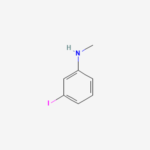 molecular formula C7H8IN B1600550 3-Iodo-N-methyl-benzenamine CAS No. 61829-42-3
