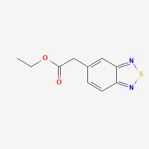 molecular formula C10H10N2O2S B1600555 Ethyl 2-(benzo[c][1,2,5]thiadiazol-5-yl)acetate CAS No. 195505-47-6