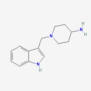 1-(1H-indol-3-ylmethyl)piperidin-4-amine