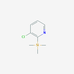 molecular formula C8H12ClNSi B1600560 3-Chloro-2-(trimethylsilyl)pyridine CAS No. 79698-47-8