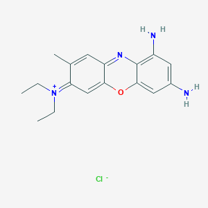 1,3-Diamino-7-(diethylamino)-8-methylphenoxazin-5-ium chloride