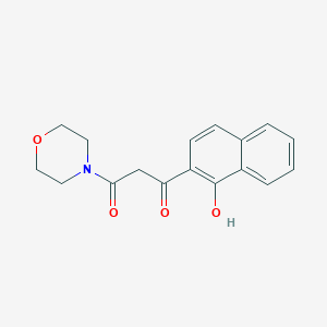 1-(1-Hydroxynaphthalen-2-YL)-3-morpholinopropane-1,3-dione