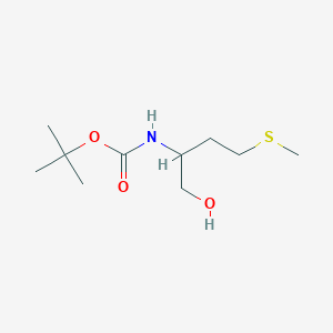 B1600576 Tert-butyl [1-hydroxy-4-(methylsulfanyl)butan-2-yl]carbamate CAS No. 92148-47-5