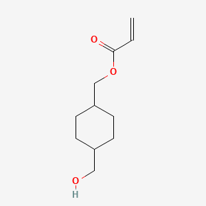 molecular formula C11H18O3 B1600577 2-Propenoic acid, [4-(hydroxymethyl)cyclohexyl]methyl ester CAS No. 23117-36-4