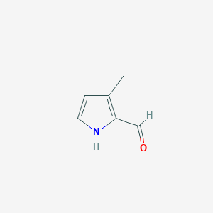 molecular formula C6H7NO B1600579 3-甲基-1H-吡咯-2-甲醛 CAS No. 24014-18-4