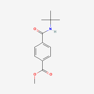 molecular formula C13H17NO3 B1600614 对甲基 4-(叔丁基氨基甲酰基)苯甲酸酯 CAS No. 67852-98-6
