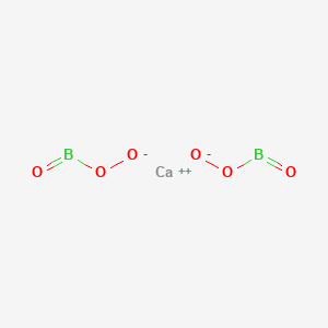 molecular formula B2CaO6 B1600615 Calcium;oxidooxy(oxo)borane CAS No. 54630-47-6