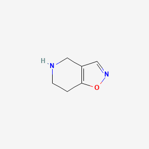 molecular formula C6H8N2O B1600622 4,5,6,7-Tetrahydroisoxazolo[4,5-c]pyridine CAS No. 253682-42-7