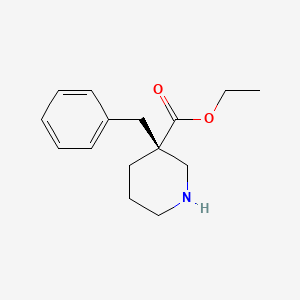 (R)-Ethyl 3-benzylpiperidine-3-carboxylate