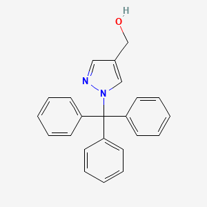 molecular formula C23H20N2O B1600629 (1-Trityl-1H-pyrazol-4-yl)methanol CAS No. 88529-69-5