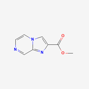 molecular formula C8H7N3O2 B1600644 Methyl imidazo[1,2-A]pyrazine-2-carboxylate CAS No. 87597-22-6