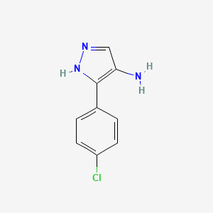 3-(4-chlorophenyl)-1H-pyrazol-4-amine