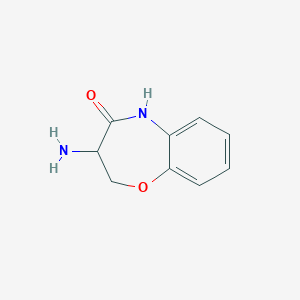 molecular formula C9H10N2O2 B1600652 3-Amino-2,3-dihydrobenzo[b][1,4]oxazepin-4(5H)-one CAS No. 94590-46-2