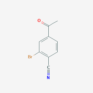 molecular formula C9H6BrNO B1600653 4-Acetyl-2-bromobenzonitrile CAS No. 93273-63-3
