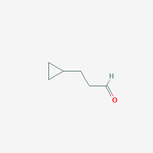 molecular formula C6H10O B1600660 3-Cyclopropylpropanal CAS No. 5618-02-0