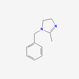 molecular formula C11H14N2 B1600669 1-Benzyl-2-methyl-4,5-dihydro-1H-imidazole CAS No. 6096-36-2