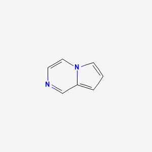 molecular formula C7H6N2 B1600676 Pyrrolo[1,2-a]pyrazine CAS No. 274-45-3
