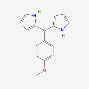 1H-Pyrrole, 2,2'-[(4-methoxyphenyl)methylene]bis-