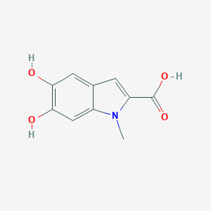 molecular formula C10H9NO4 B160068 5,6-Dihydroxy-1-methyl-1H-indole-2-carboxylic acid CAS No. 126434-73-9