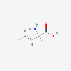 molecular formula C6H11NO2 B160069 (E)-2-amino-2-methylpent-3-enoic acid CAS No. 137283-13-7