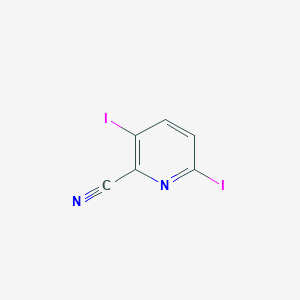 molecular formula C6H2I2N2 B1600691 2-Cyano-3,6-diiodopyridine CAS No. 827616-53-5