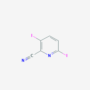 2-Cyano-3,6-diiodopyridine