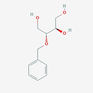 molecular formula C11H16O4 B1600699 (2R,3R)-(-)-2-Benzyloxy-1,3,4-butanetriol CAS No. 84379-52-2