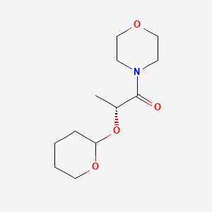(2R)-1-Morpholino-2-((tetrahydro-2H-pyran-2-yl)oxy)propan-1-one