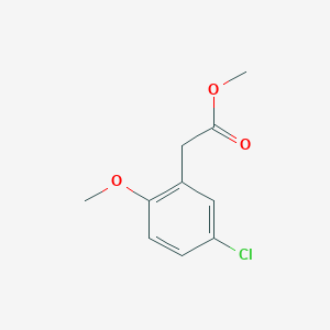 molecular formula C10H11ClO3 B1600708 (5-Chloro-2-methoxyphenyl)acetic acid methyl ester CAS No. 26939-01-5