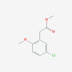 (5-Chloro-2-methoxyphenyl)acetic acid methyl ester