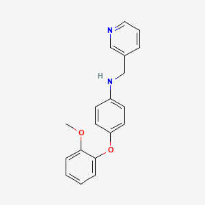 molecular formula C19H18N2O2 B1600709 4-(2-methoxyphenoxy)-N-(pyridin-3-ylmethyl)aniline CAS No. 353235-63-9