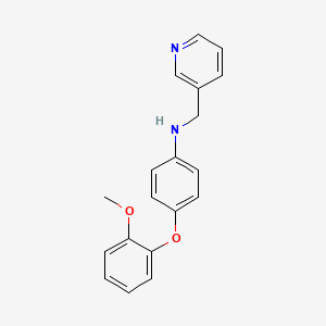 4-(2-methoxyphenoxy)-N-(pyridin-3-ylmethyl)aniline