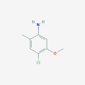 molecular formula C8H10ClNO B1600718 4-Chloro-5-methoxy-2-methylaniline CAS No. 62492-42-6