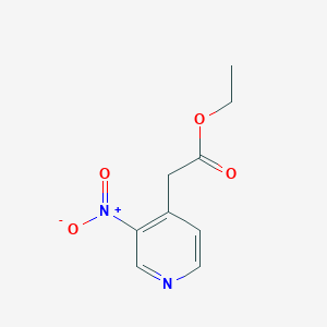molecular formula C9H10N2O4 B1600721 Ethyl 2-(3-nitropyridin-4-YL)acetate CAS No. 65645-52-5