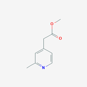 molecular formula C9H11NO2 B1600727 Methyl 2-(2-methylpyridin-4-yl)acetate CAS No. 69582-95-2