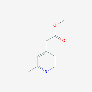 molecular formula C9H11NO2 B1600727 (2-Methyl-pyridin-4-yl)-acetic acid methyl ester CAS No. 69582-95-2