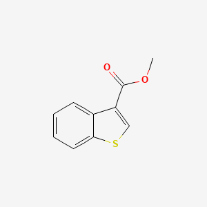 molecular formula C10H8O2S B1600729 Methyl benzothiophene-3-carboxylate CAS No. 22913-25-3
