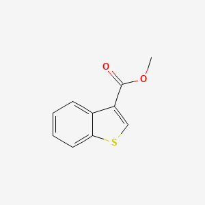 molecular formula C10H8O2S B1600729 Benzo[b]thiophene-3-carboxylic acid, methyl ester CAS No. 22913-25-3