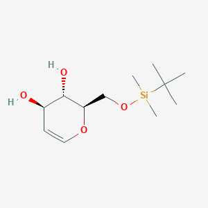 molecular formula C12H24O4Si B1600733 6-O-(tert-Butyldimethylsilyl)-D-glucal CAS No. 58871-09-3