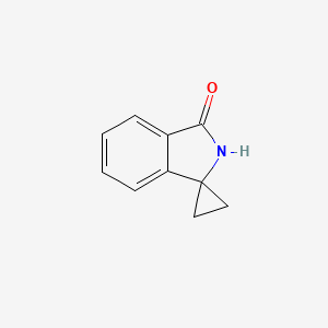 molecular formula C10H9NO B1600735 螺[环丙烷-1,1'-异吲哚啉]-3'-酮 CAS No. 604799-98-6