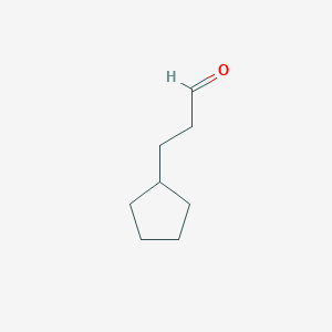 molecular formula C8H14O B1600739 3-Cyclopentylpropanal CAS No. 6053-89-0