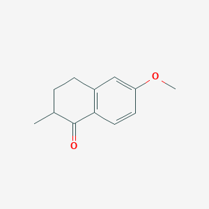 molecular formula C12H14O2 B1600745 6-Methoxy-2-methyl-1-tetralone CAS No. 27752-24-5