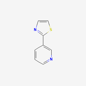 molecular formula C8H6N2S B1600752 3-Thiazol-2-yl-pyridine CAS No. 53911-41-4