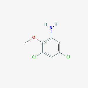 molecular formula C7H7Cl2NO B1600760 3,5-Dichloro-2-methoxyaniline CAS No. 33353-68-3