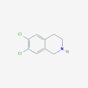 molecular formula C9H9Cl2N B1600769 6,7-Dichloro-1,2,3,4-tetrahydroisoquinoline CAS No. 75416-52-3