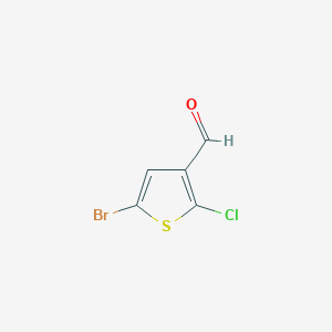 5-Bromo-2-chlorothiophene-3-carbaldehyde